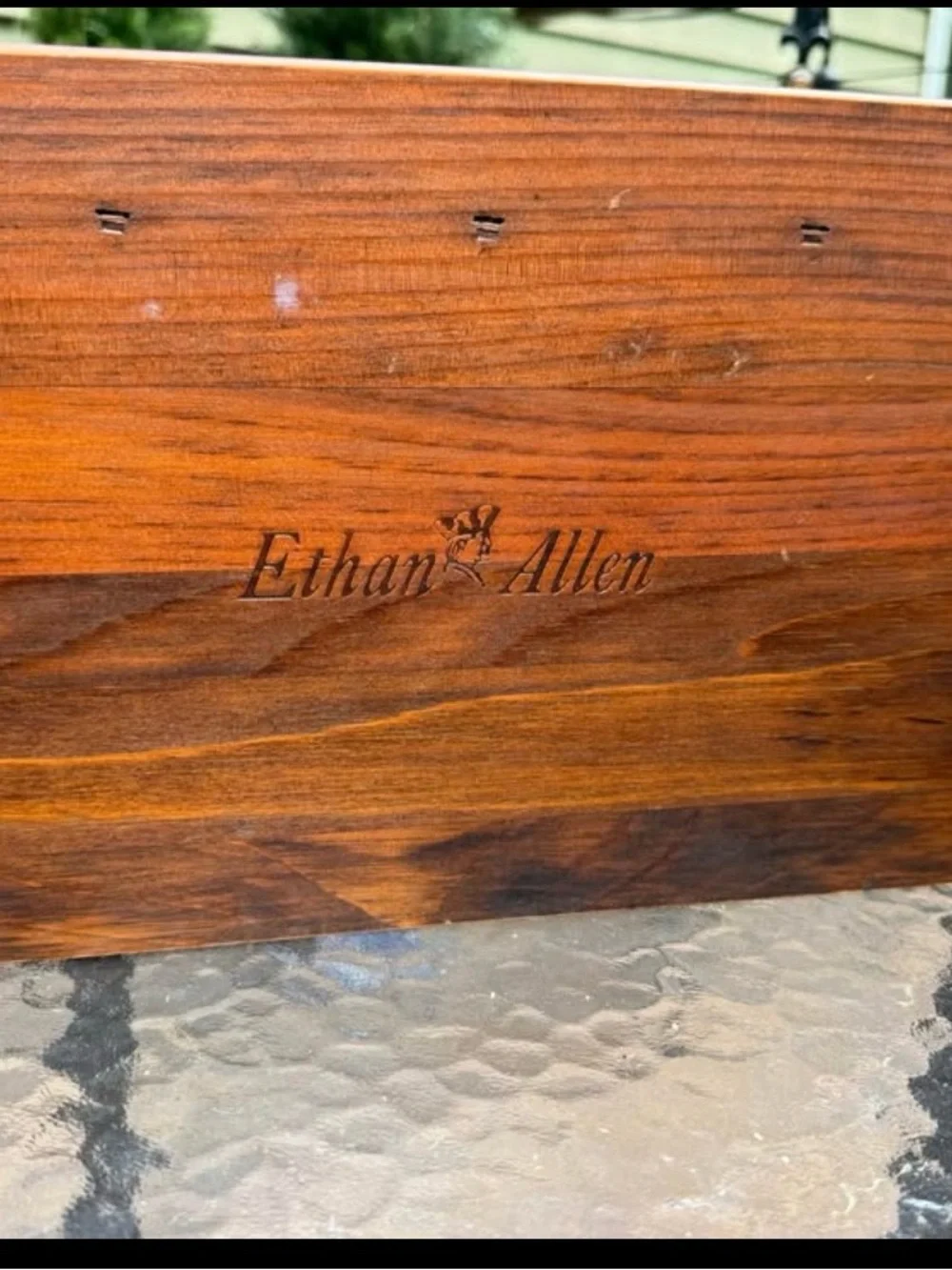 Set of 2 Ethan Allen vintage plate shelves